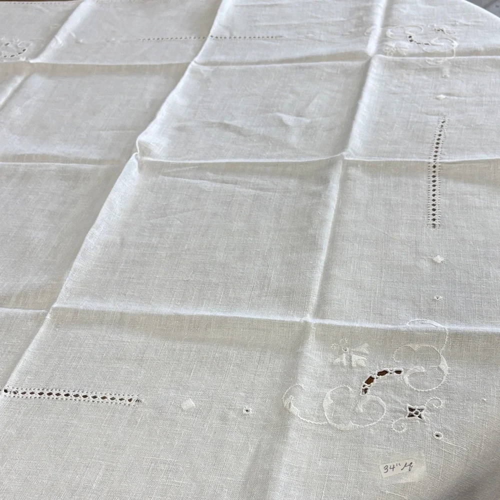 Elegant White Tablecloth